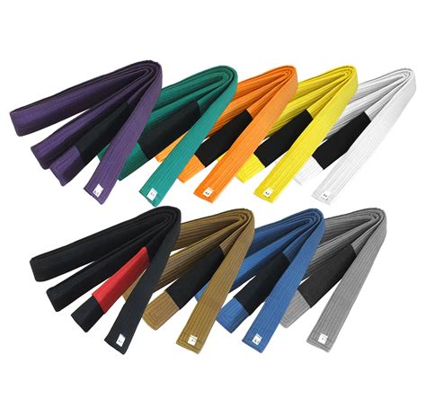 Bjj Brazilian Jiu Jitsu Gi Belt Deluxe Color Pro Belts Material Durable