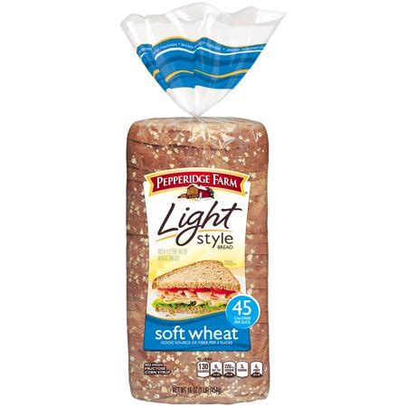 We bake with passion using the best ingredients. Pepperidge Farm Light Style Soft Wheat Bread 16oz Pack ...