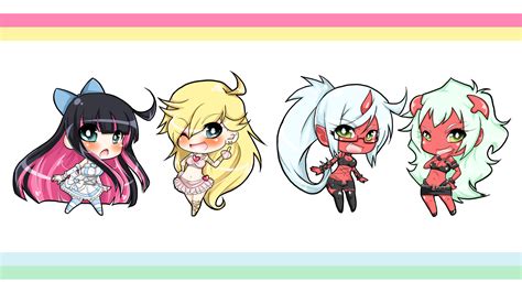 If you are posting an unedited wallpaper use the repost checker before posting. Panty & Stocking with Garterbelt HD Wallpaper | Background ...