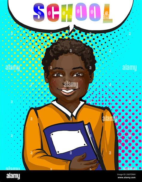 African Boy Art Class Stock Vector Images Alamy