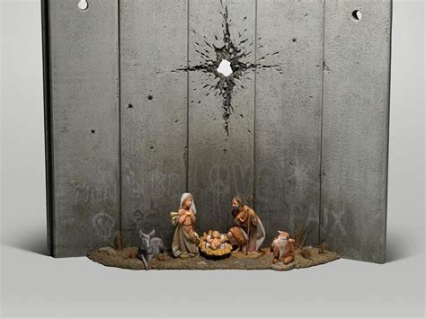 Banksy Unveils ‘scar Of Bethlehem Nativity Mural Guernsey Press