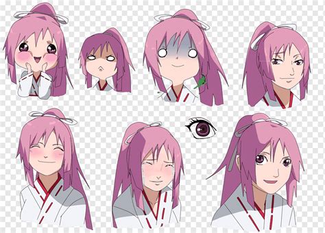 Anime Facial Expression Mangaka Naruto Uzumaki Chibi Character Expression Purple Mammal Face