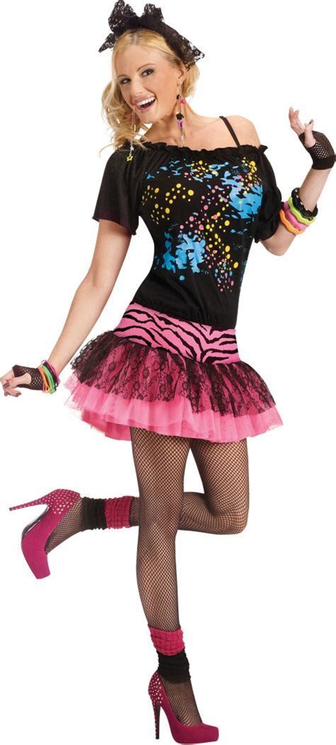 Adult Awesome 80s Pop Star Costume Party City With Images Pop