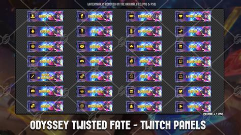 Odyssey Twisted Fate Twitch Panels Loloverlay Twisted Fate Fate