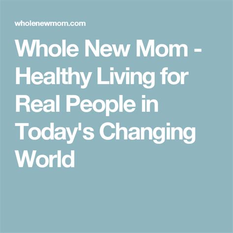 Whole New Mom Sugar Free Easy Healthy Living You Can Trust Healthy