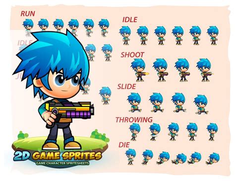 Bambi 2d Game Character Sprites By Dionartworks Codester