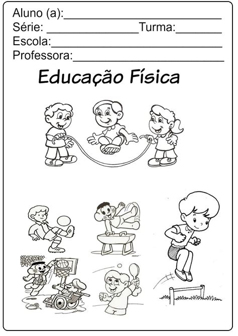 Desenhos De Educação Física Para Colorir Modisedu