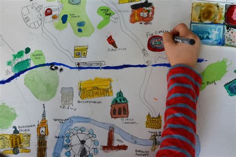 Draw A Map Of Your City Kids Map Projects Maps For Kids Map Crafts