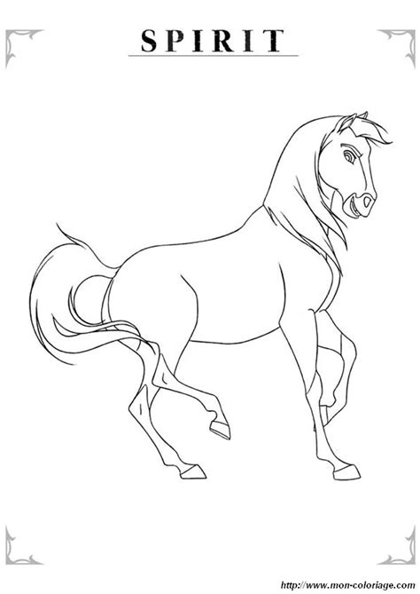 Elegant spirit riding free trailer netflix brings the wild horse. Coloriage de Cheval, dessin coloriage cheval à colorier