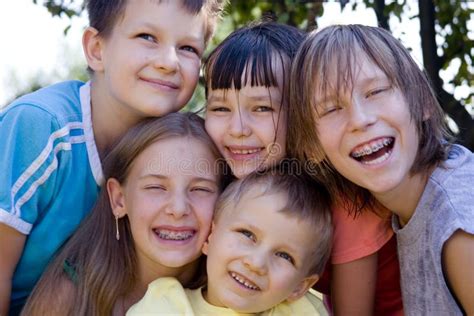 Happy Faces Of Children Stock Image Image Of Children 1133685