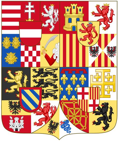 Based upon empires in civ v. Greater Arms of Charles VI, Holy Roman Emperor.svg