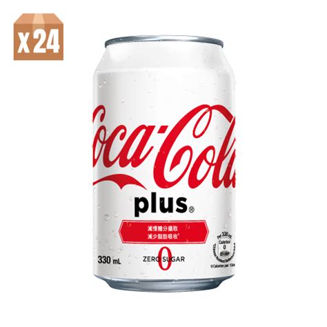 coca cola plus 330ml can 24p swire coca cola eshop
