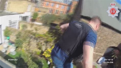 Moment Man Flees Police On Rooftops After Conning Pensioners Out Of Thousands Itv News West