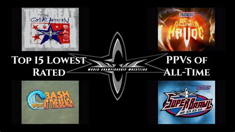 Top 15 Lowest Rated WCW PPVs Of All Time YouTube