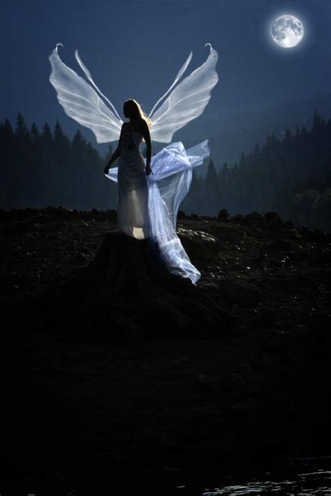 Beautiful Moon Light Angel Angels Photo 20485815 Fanpop