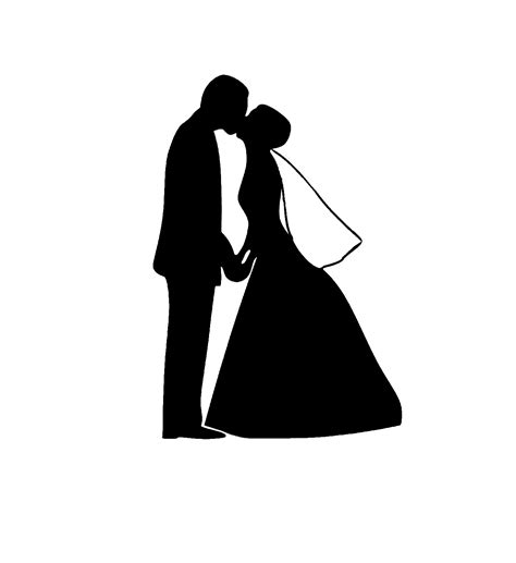 Wedding Couple Silhouette Png Image Png Arts