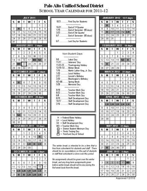 School Year Calendar 2012 Pdf Holidays Observances