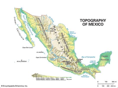 Mexico Topography Students Britannica Kids Homework Help