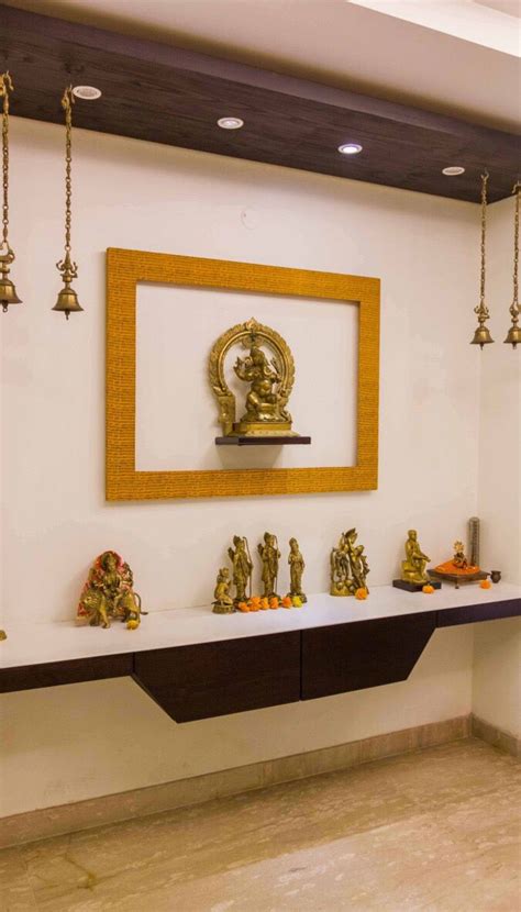 Simple Elegant Mandir Pooja Pooja Room Design Puja Room Mandir Design