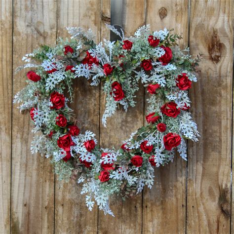 Heart Wreaths Heart Shaped Wreaths Valentine Wreath Darby Creek