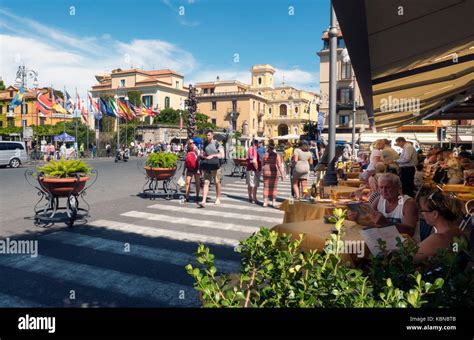 Town Centre Of Sorrento In Campania Italy Stock Photo Alamy