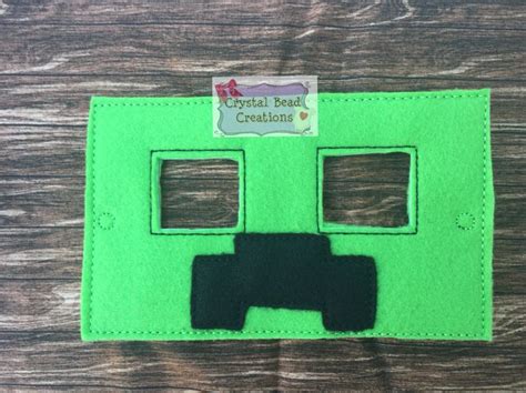 Creeper Mask Creepers Etsy Minecraft Party