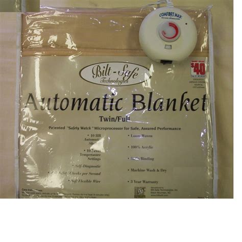 Cpsc Bilt Safe Technologies Announce Recall Of Electric Blankets