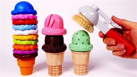 Learn Colors With Yummy Ice Cream Playset For Children