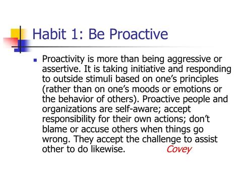 Ppt Habit 1 Be Proactive Powerpoint Presentation Free Download Id