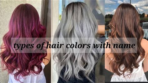 Top Image Types Of Hair Color Thptnganamst Edu Vn
