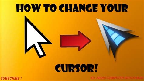 Change Cursor Of Windows Youtube