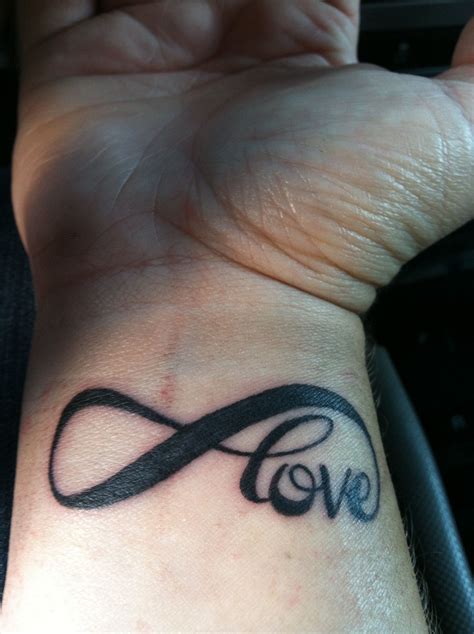 Infinite Love On My Right Wrist Tattoos I Tattoo Wrist