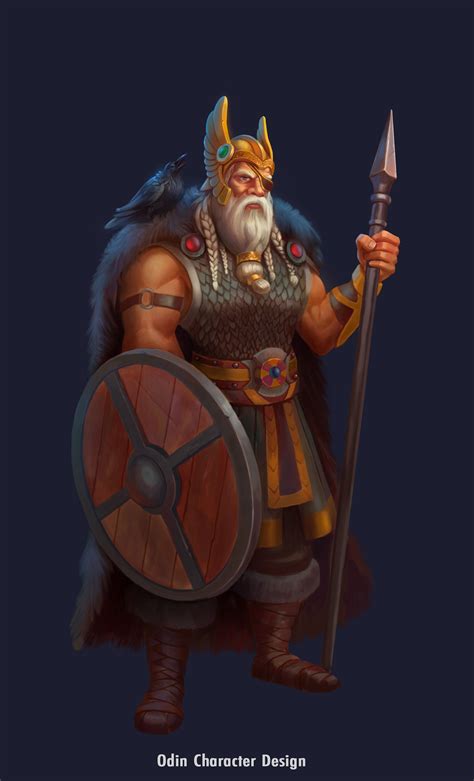 Artstation Norse Mythology Slot Game Visual Designs