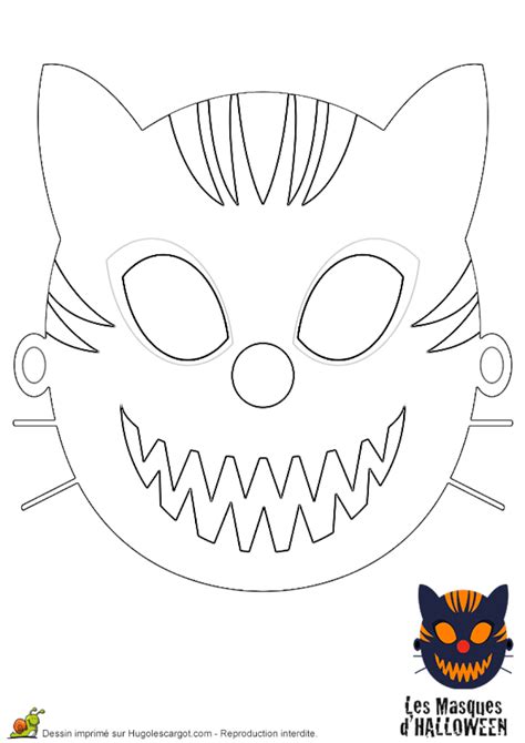 Coloriage tete de chat fou fou sur Hugolescargot.com
