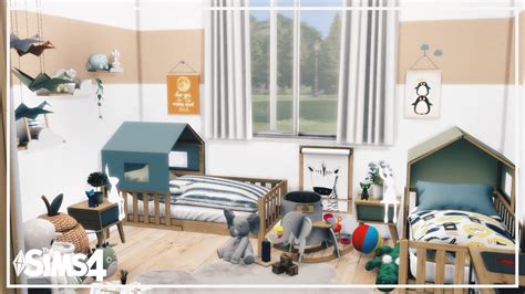The Sims 4 Room Build Toddler Twin Boys Room 🧑🏻🧑🏼 Cc Links