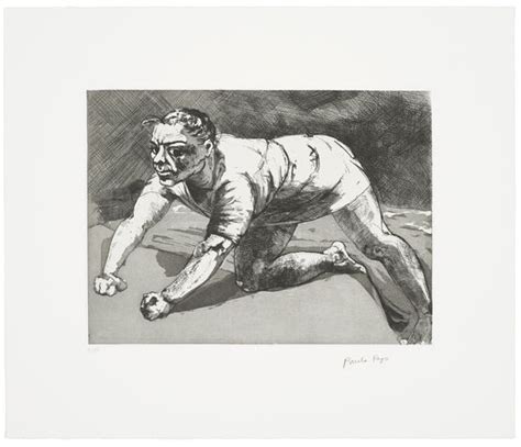 Paula Rego Wary Dog Woman Sold New Art Editions