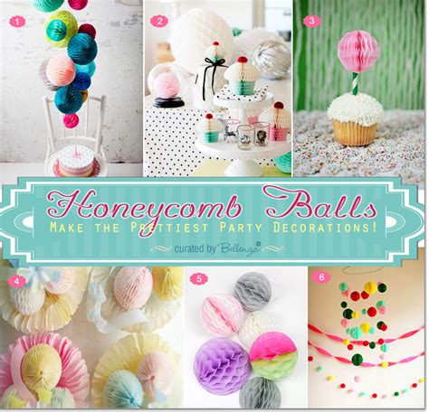 Creative Ideas For Using Honeycomb Balls As Party Decor