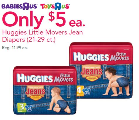 Babies And Toys R Us Huggies Jean Diapers For 3