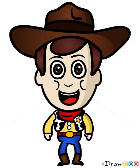 How To Draw Sheriff Woody Chibi