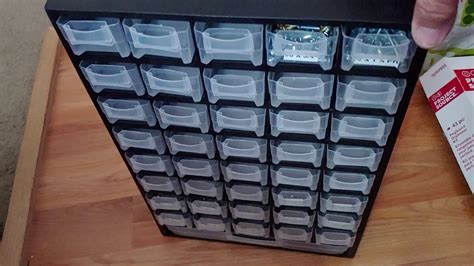 Harbor Freights Storehouse 40 Bin Organizer With Full Length Drawer