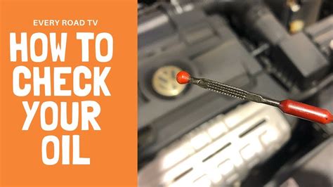 How To Check Your Car S Engine Oil Level Youtube