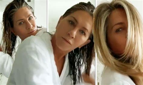 Jennifer Aniston Strips Naked For Shower Selfie As Hair Icon Teases Big News Celebrity