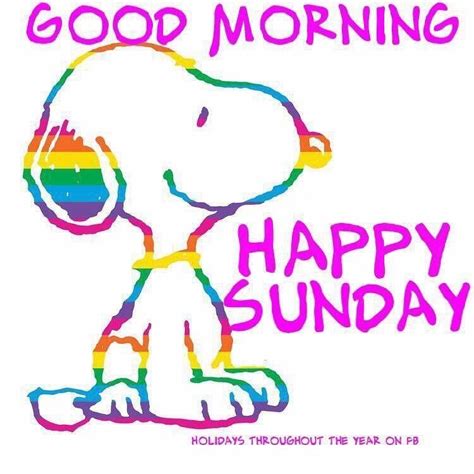 Good Morning Snoopy Good Morning Happy Sunday Happy Sunday Quotes