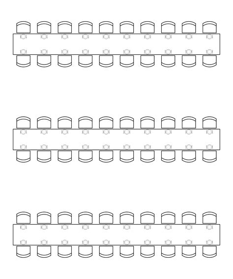 50 Banquet Seating Chart