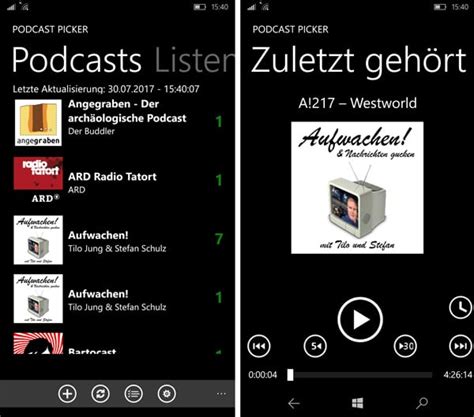 There are plenty of podcast apps on windows 10, but these six are the very best. Die besten Podcast-Apps für Windows 10 (Mobile ...