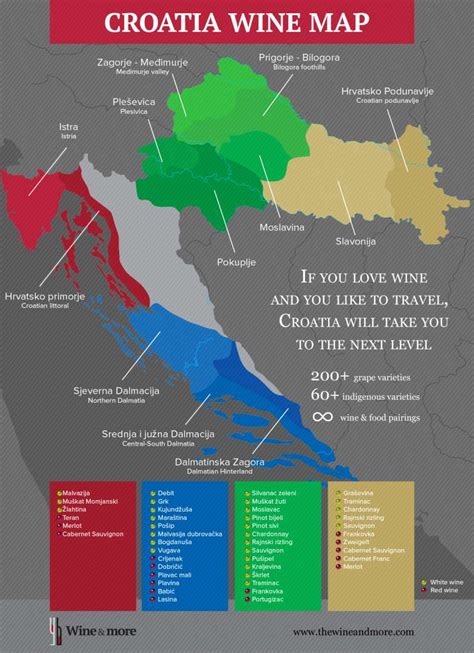Don't forget to drag the map around and zoom in to see places in. Croatian Wine Map - Wine Regions of Croatia - The Wine & More