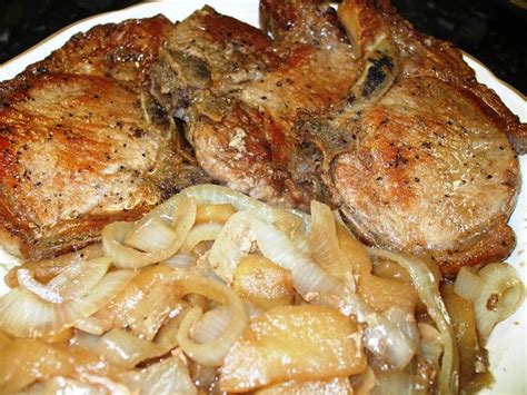 Baked Pork Chops With Apples And Onions Recipe Just A Pinch Recipes