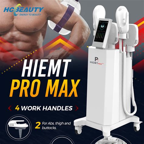 Professional 4 Handles Hiemt Muscle Machine Body Contouring Device Hi