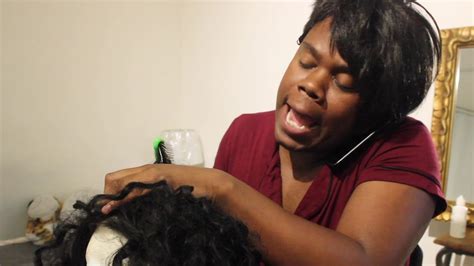 Getting Your Hair Done By A Black Mama Youtube