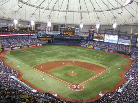 Tropicana Field Tampa Bay Rays Ballpark Ballparks Of Baseball